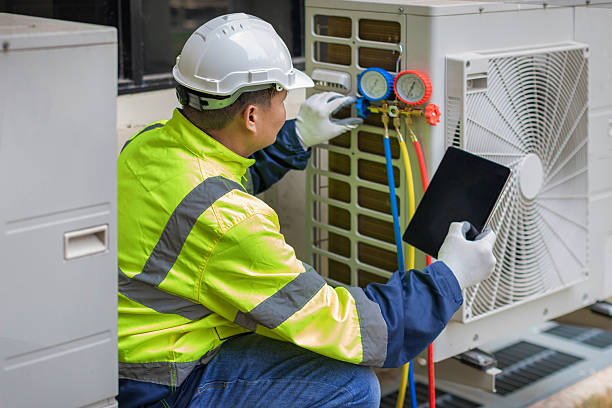 Professional Hvac technician working in Stockton, NJ